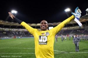 Goalkeeper turn scorer Ali Ahamada