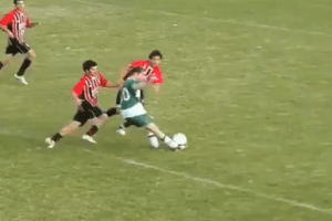 Barbero lobs the keeper