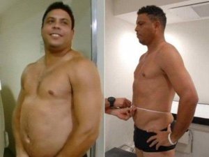 Ronaldo lost the weight over 3 months