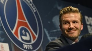 Beckham signs for PSG (Image from Getty)