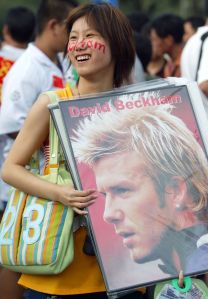 Opening the door to Asia via Beckham (Image from Getty)