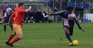 Carr scored again for Hamlets (Image from Daily Mail)