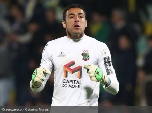Solid as a Rock - Brazilian Goalkeeper Cassio (Image from AFP)