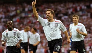 Owen scores for England in 2007 (Image from PA)