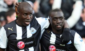 Now half a strike force - Cisse all alone up front following Ba sale  (Image from Telegraph.co.uk)