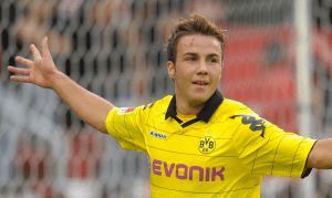 On the Move - Mario Gotze  (Image from Reuters)