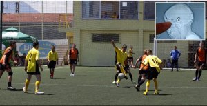 Krtalica was shot in the head during a match  (Image from Getty)