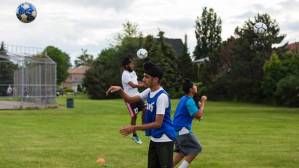 Just let them play : Sikh children playing soccer  (Image from PA)
