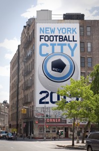 Billboards promote NYCFC  (IMAGE FROM HYPERAKT)