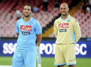 Higuian and Reina will play crucial roles if Napoli are to be Italian champions  (Image from AP)