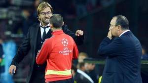 Klopp argues with the fourth Official, ending in a red card for the coach (Image from AP)