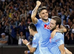 Napoli celebrate win over Dortmund  (Image from Getty)