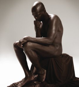 Asprilla poses for a Colombian magazine in his birthday suit  (Image from Getty)