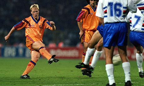 Koeman's strike changed the fortunes for Barca (Image from Getty)
