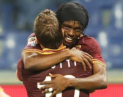 Gervinho has benefitted from Totti's setup play  (Image from Getty)