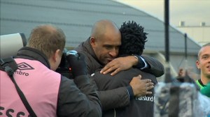 Staying Up - Deane celebrates  (Image from Getty)