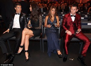 No Love Lost between Ronaldo and Messi  (Image from Getty)
