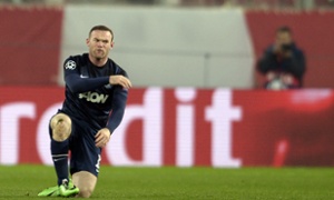 Frustrating night for Rooney  (Image by AFP PHOTO / ARIS MESSINISARIS MESSINIS/AFP/Getty Images)