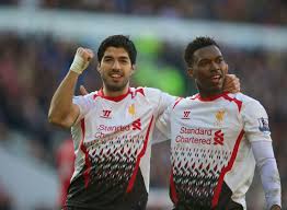 On fire - Suarez and Sturridge  (Image from Getty)