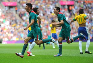 Mexico shocked Brazil in the Olympics' Final in 2012 (Photo by Michael Regan/Getty Images)