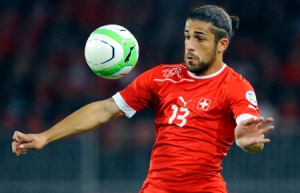 Rodriguez set up two goals for Switzerland as they pegged back Ecuador  (Image from ALAIN GROSCLAUDE/AFP/Getty Images) 