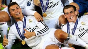 Ronaldo and Bale enjoy the fruits of their labor  (Image from Getty)