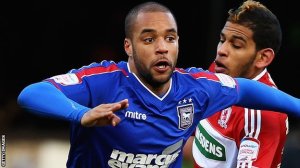 Ipswich striker David McGoldrick could be Premiership bound  (Image from Getty)