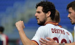Chelsea are keen on Roma's Mattia Destro  (Image from AFP)