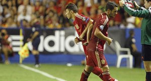 Spanish Debut as Munir replaces Koke  (Image from Getty)