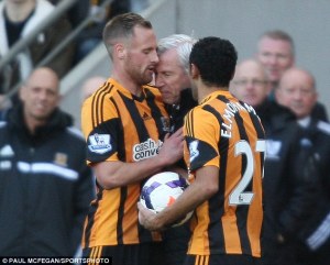 Moment of madness by Pardew on Meyler  (Image from Paul McFegan/Sportsphoto)