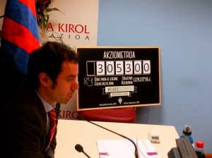 Chairman Alex Aranzabal was instrumental in guiding Eibar to La Liga  (Image from PA)