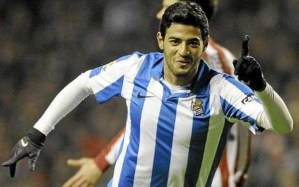 Upfront Mexican Carlos Vela leads the line  (Image from Getty)
