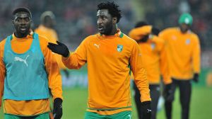 Bony is now away on international duty with the Ivory Coast  (Image from Getty)