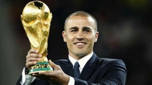 Cannavaro is in deep water with the law after going for a dip  (Image from Getty)