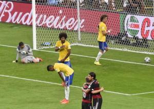 Brazil were humiliated by Germany in the Semi Final or The World Cup (Image from Getty)