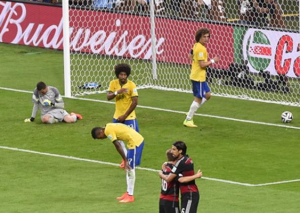Brazil were humiliated by Germany in the Semi Final or The World Cup (Image from Getty)