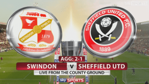 The game was on a knife edge heading into the second leg  (Image from Sky Sports