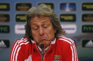 Benfica's coach Jorge Jesus is leaving to join Sporting Lisbon (Image from REUTERS/Rafael Marchante)