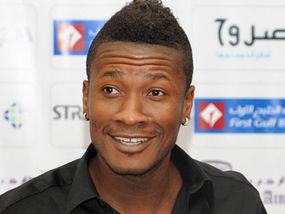 Ghana captain Asamoah Gyan (Image from AFP)