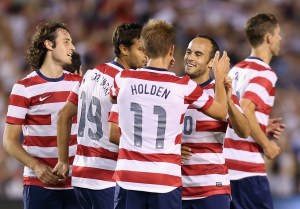 The US squad looks remarkably different now without the likes of Donovan and Holden  (Photo by Jeff Gross/Getty Images)