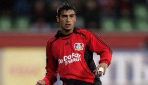 A young Vidal playing for Bayer Leverkausen  (Image from Getty)