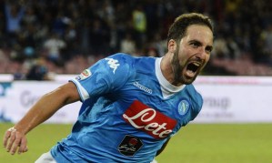 Higuain was on target as Napoli beat Juventus 2-1 (Image from Getty)