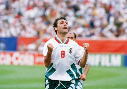 Il bulgaro Hristo Stoitchkov. (AP Photo/Denis Paquin)