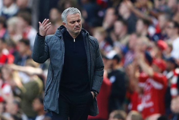 The Unhappy One - Jose never really looked like he was happy to be in Manchester (Image from Tumblr)