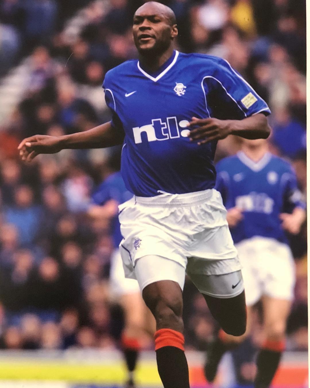 A lack of an opportunity prevented Gayle from showing what he could do at Rangers (Image from Gayle's Instagram)